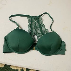 Green Racerback Bra